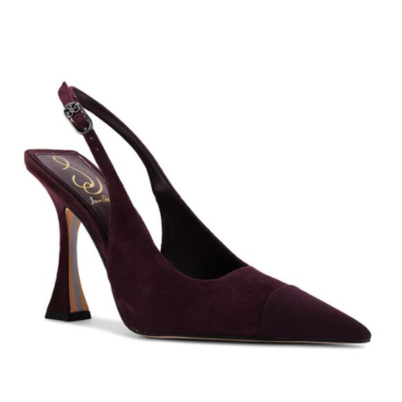 Sam Edelman Odette Slingback Heels in Parisian Plum – EUC Size 7 - Picture 1 of 8